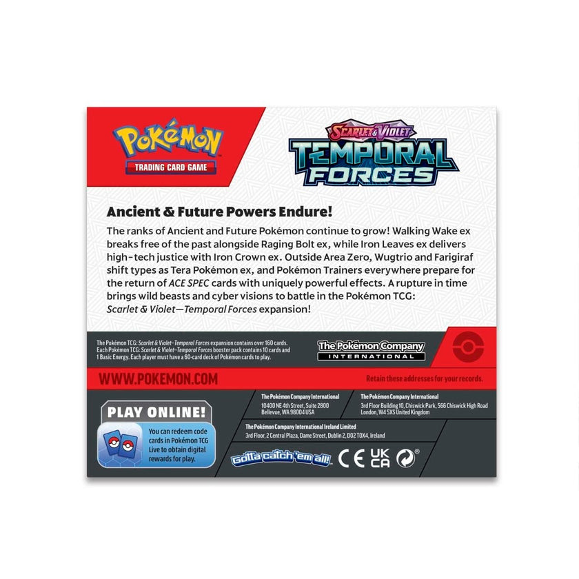 Pokémon TCG - Scarlet & Violet - Temporal Forces - Booster Box