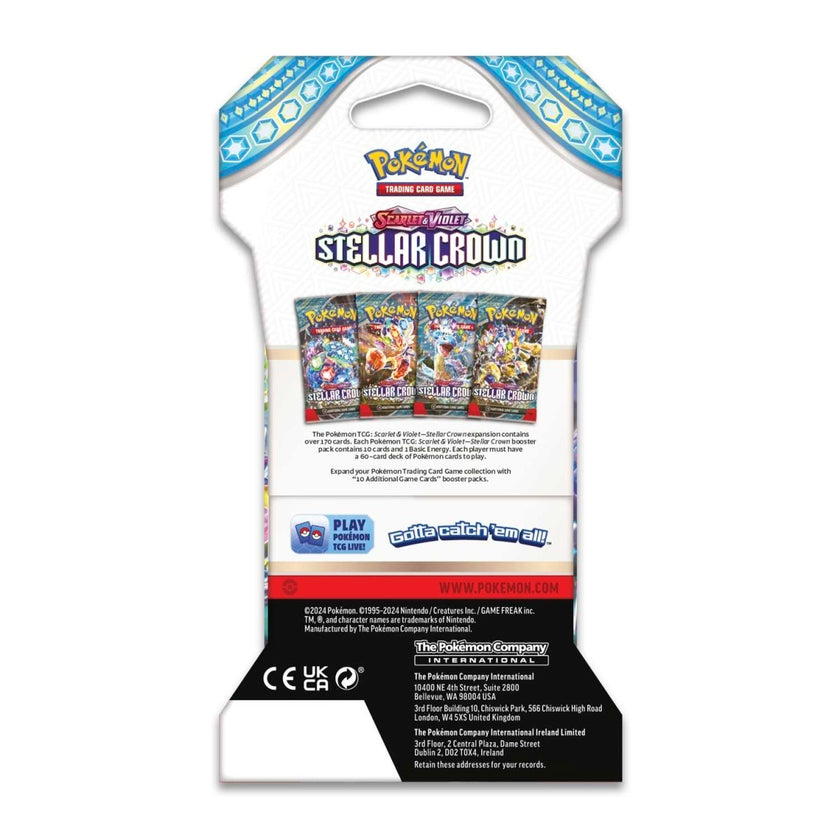 Pokémon TCG - Scarlet & Violet - Stellar Crown - Sleeved Booster Pack