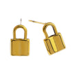 JUNI Mini Padlock Stud Earrings