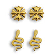 FABAYO 2-Pair Stud Earrings Set