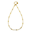 OTTIS: Twisted Oval Links & Textured Bars Chain Necklace