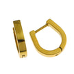 CADEO: 'Lucky' Horse-Shoe Shaped Contemporary Hoop Earrings
