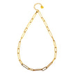 CIRCE: Long & Short Contemporary Paper-Clip Combo Necklace