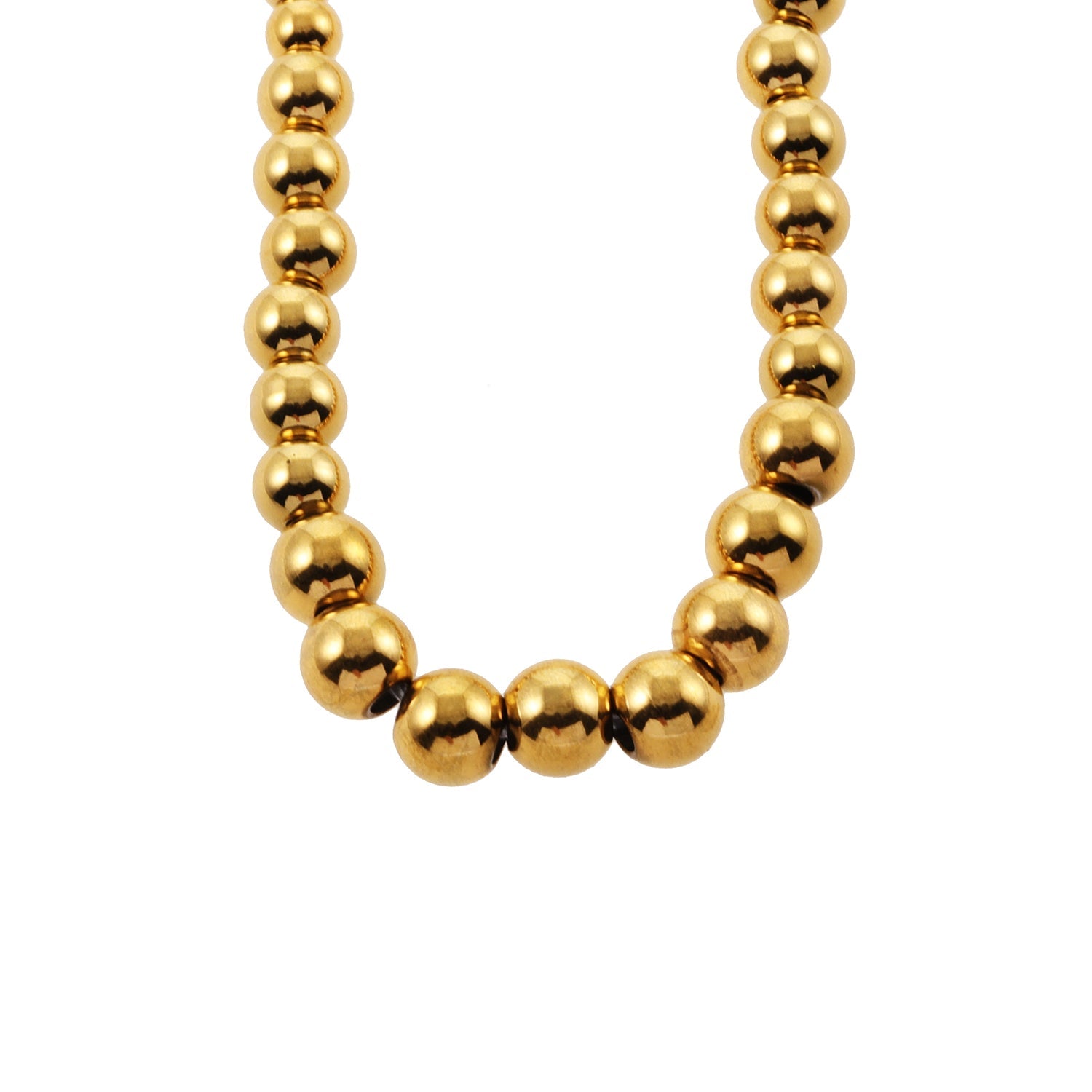 ELIF : Collier à maillons de perles de taille duo