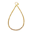 AVEZZANO Gold: Snake-Skin Textured Multi-Strand Chain Necklace - Exquisite Elegance