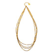 MORIA: Layered Luxe 4-Strand Chain Necklace