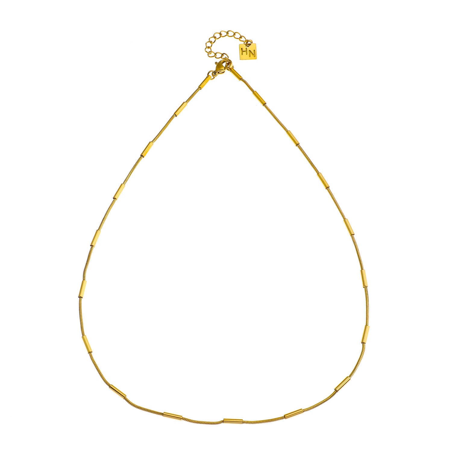 CYRILLIA Tubular Beaded Chain Necklace