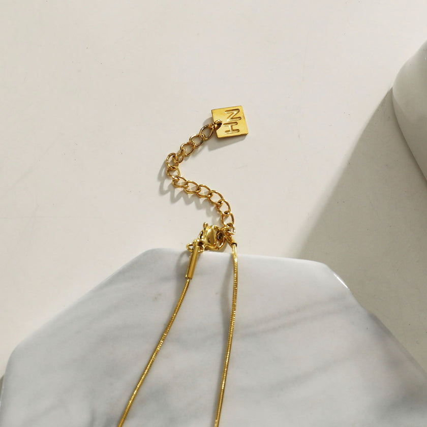 Collier délicat à chaîne perlée PAULINA