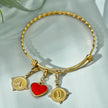Gold Ornate Alphabet Letter Charms (A–Z) for Necklaces & Bracelets