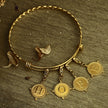 Gold Ornate Alphabet Letter Charms (A–Z) for Necklaces & Bracelets