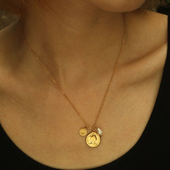 Collier à breloques vintage IZABELLA
