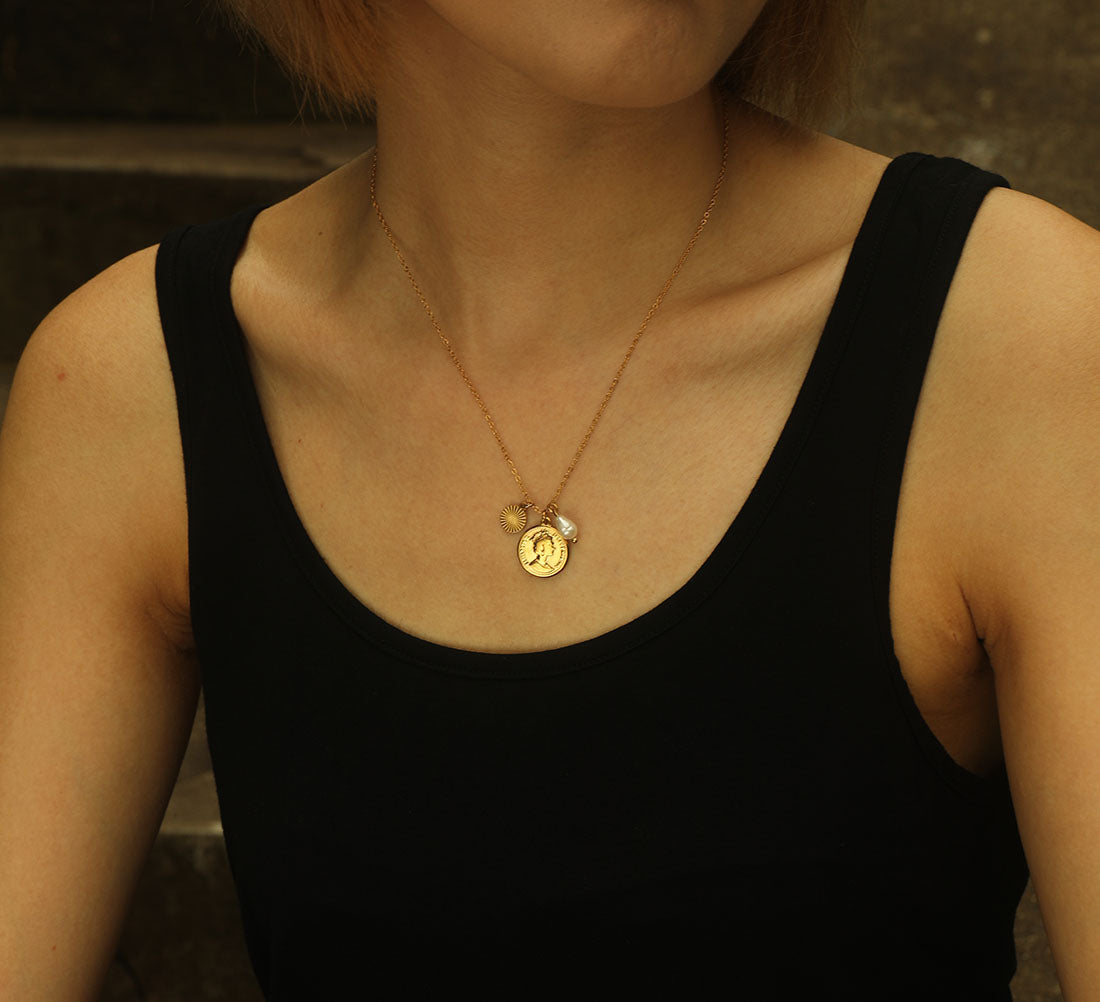 Collier à breloques vintage IZABELLA