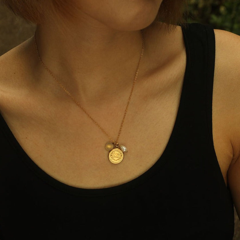 Collier à breloques vintage IZABELLA