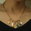 DALIA: Essential Gold Chain Link Paper-Clip Necklace