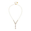 Style BUCKIE : Collier avec plusieurs pendentifs et chaîne en zircone.