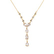 Style BUCKIE : Collier avec plusieurs pendentifs et chaîne en zircone.
