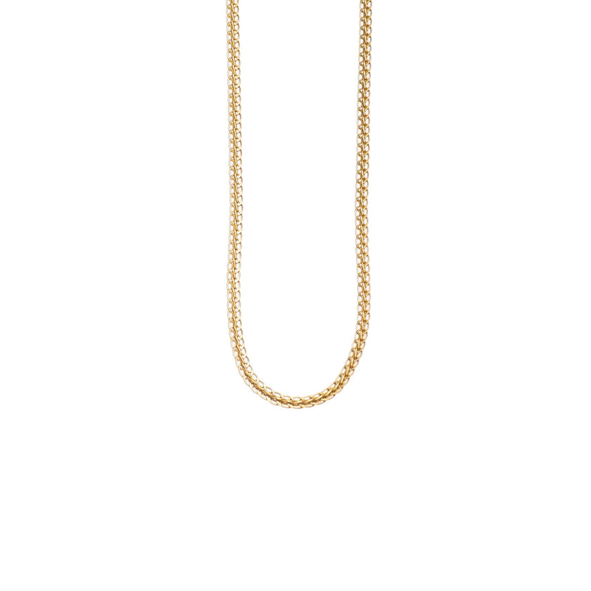 JOSEPHA Mini Textured Dainty Gold Chain