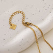 ANNECY: Nature Inspired Chic Chain Necklace Enhanced with Baroque Pearl and Leaf Charm