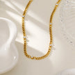 Style PENIQUIK: Zirconia Beaded Chain Necklace