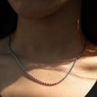 KIRA: Rope Chain Silver Necklace 24 Inches