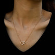Collier en or avec pavé de zircons BRIAR