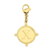 Gold Ornate Alphabet Letter Charms (A–Z) for Necklaces & Bracelets