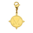 Gold Ornate Alphabet Letter Charms (A–Z) for Necklaces & Bracelets