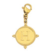 Gold Ornate Alphabet Letter Charms (A–Z) for Necklaces & Bracelets