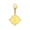 Gold Ornate Alphabet Letter Charms (A–Z) for Necklaces & Bracelets