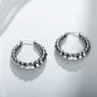 ANYA 72201S Croissant Hoops Silver