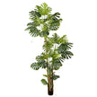 Pablo Artificial Monstera Potted Plant 10'