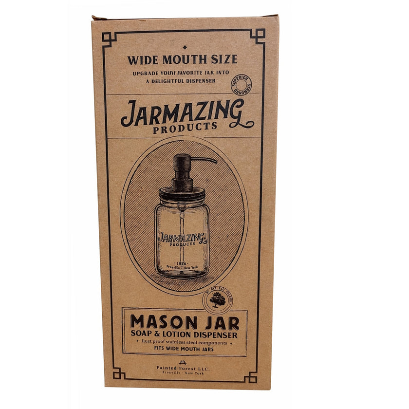 Jarmazing Mason Jar Foaming Soap Dispenser Lid - Wide Mouth