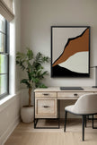 PALETTE ÉBÈNE, Oeuvre sur toile étirée
