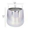Paola - Brass Floor Planter (Multiple Sizes)
