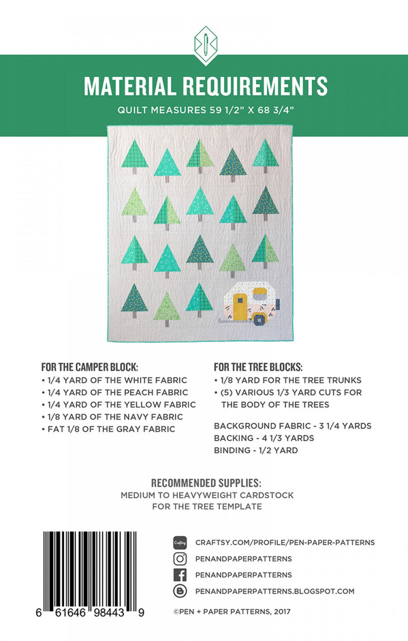 Up North Quilt Pattern - Pen & Paper Patterns -  PAP105