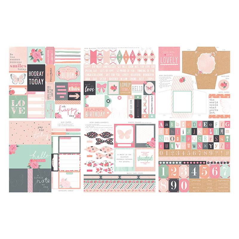 The Paper Boutique Lovely Days 8x8 Project Pad