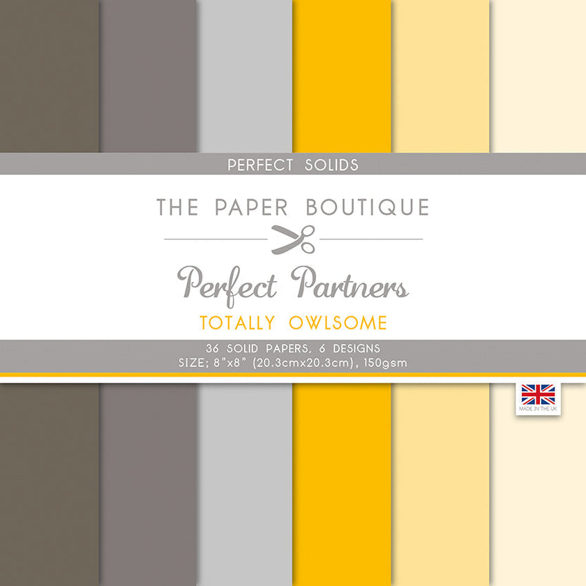 The Paper Boutique Perfect Partners Totally Owlsome 8 in x 8 in Colours