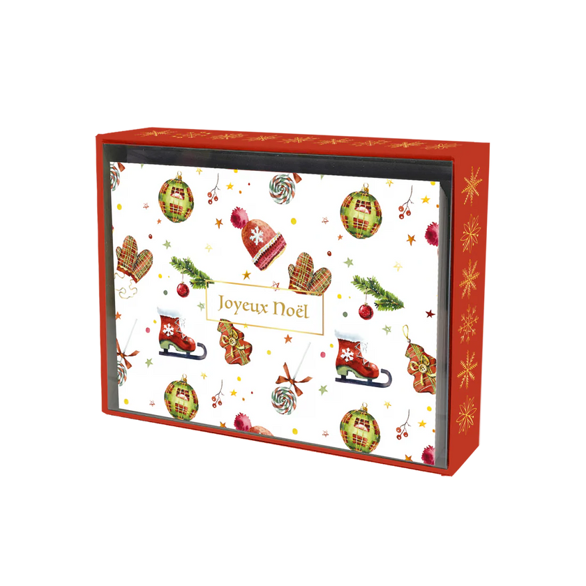 PBI ACN - Carte de Noël, lot de 20 - Noël Vintage