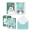 PBI ACN - CARTE NOEL ENS. DE 10 ANIMAUX HIVERNAUX 2024