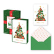 PBI ACN - CARTE NOEL MINI ENS. DE 8 SAPIN 2024