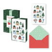 PBI ACN - CARTE NOEL MINI ENS. DE 8 VILLAGE 2024