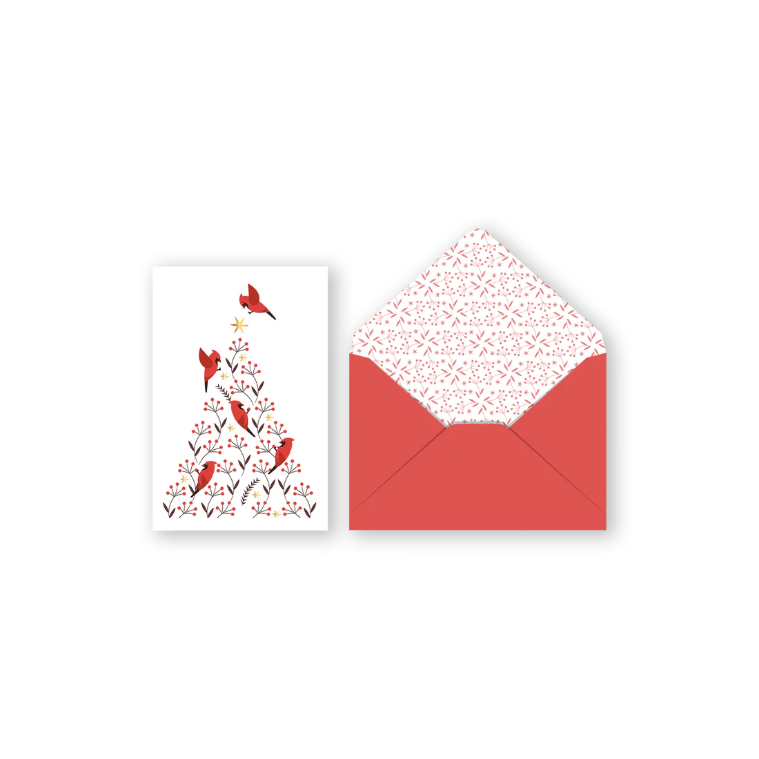 PBI ACN - CARTE NOEL MINI IDV./ CARDINAUX EN SAPIN 2024
