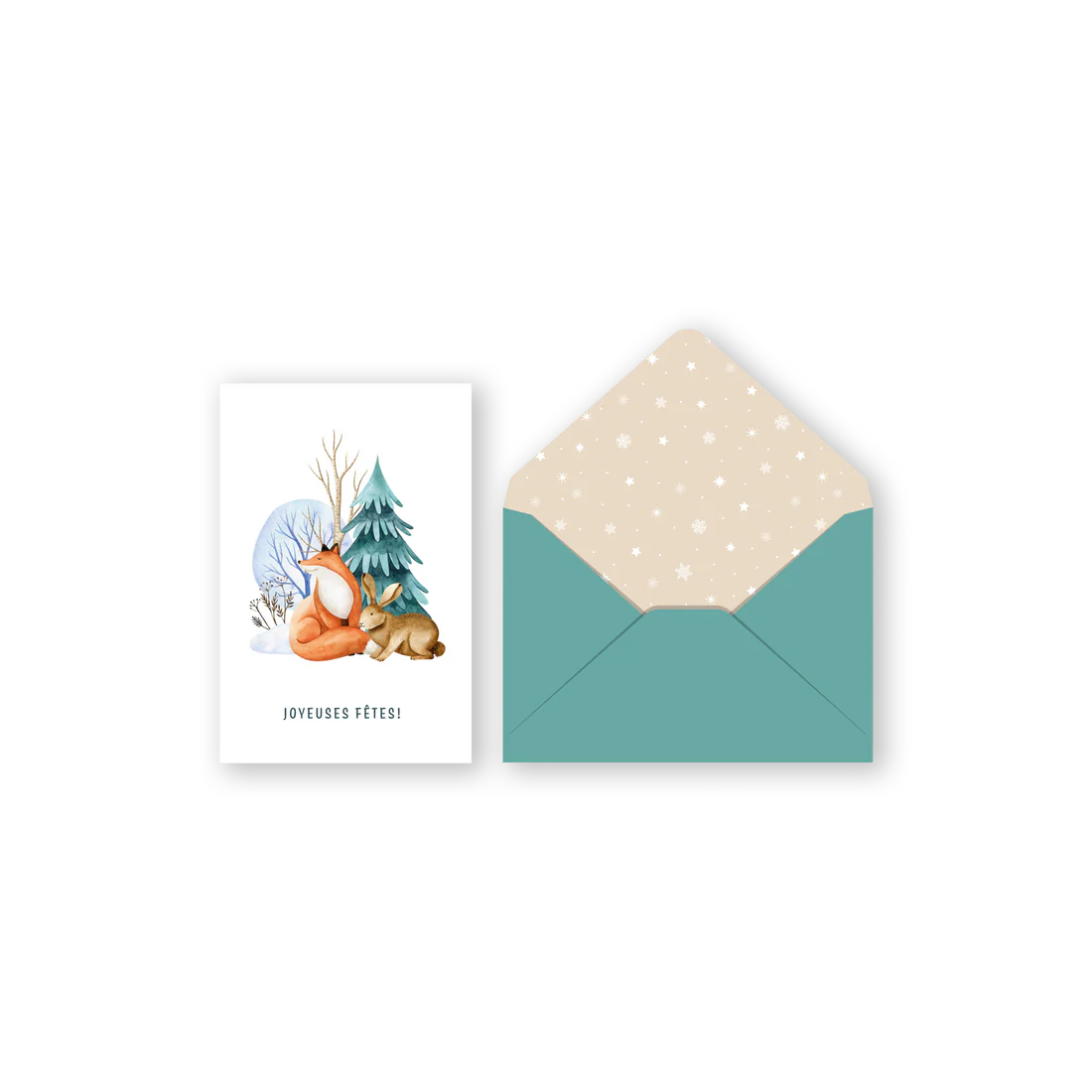 PBI ACN - CARTE NOEL MINI IDV./ LAPIN ET RENARD 2024