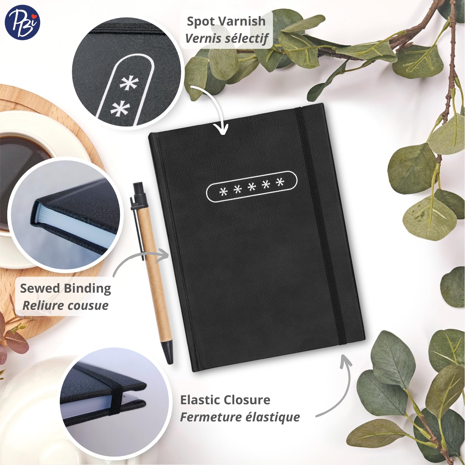 PBI ACN - PASSWORD NOTEBOOK - 5 STARS