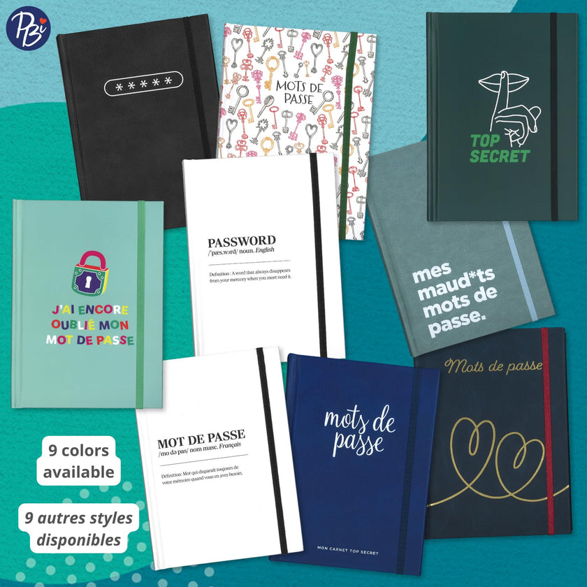 PBI ACN - PASSWORD NOTEBOOK - 5 STARS
