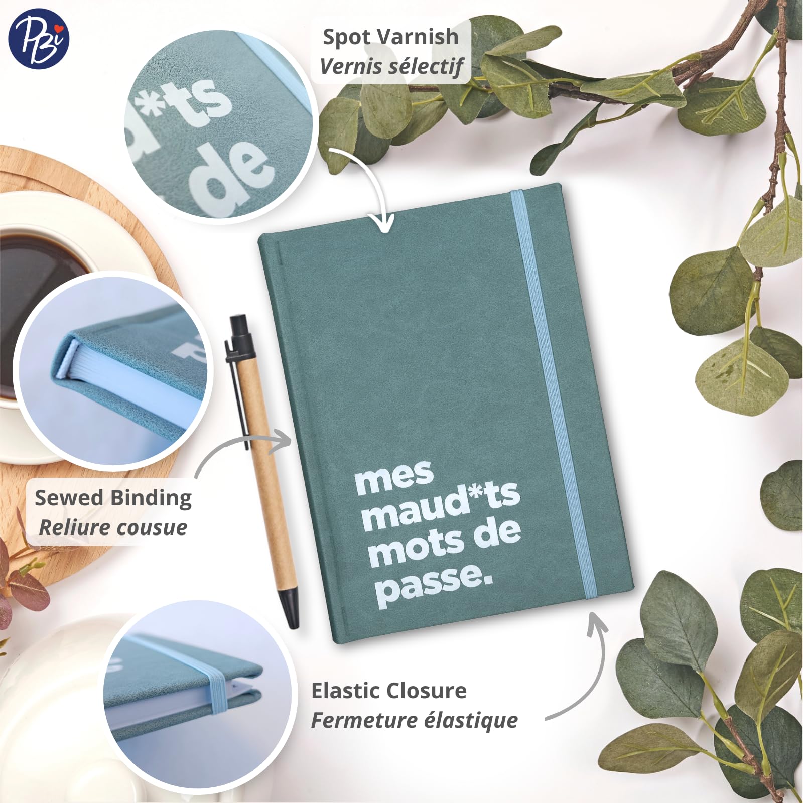 PBI ACN - PASSWORD NOTEBOOK - MES M MOTS DE PASSE