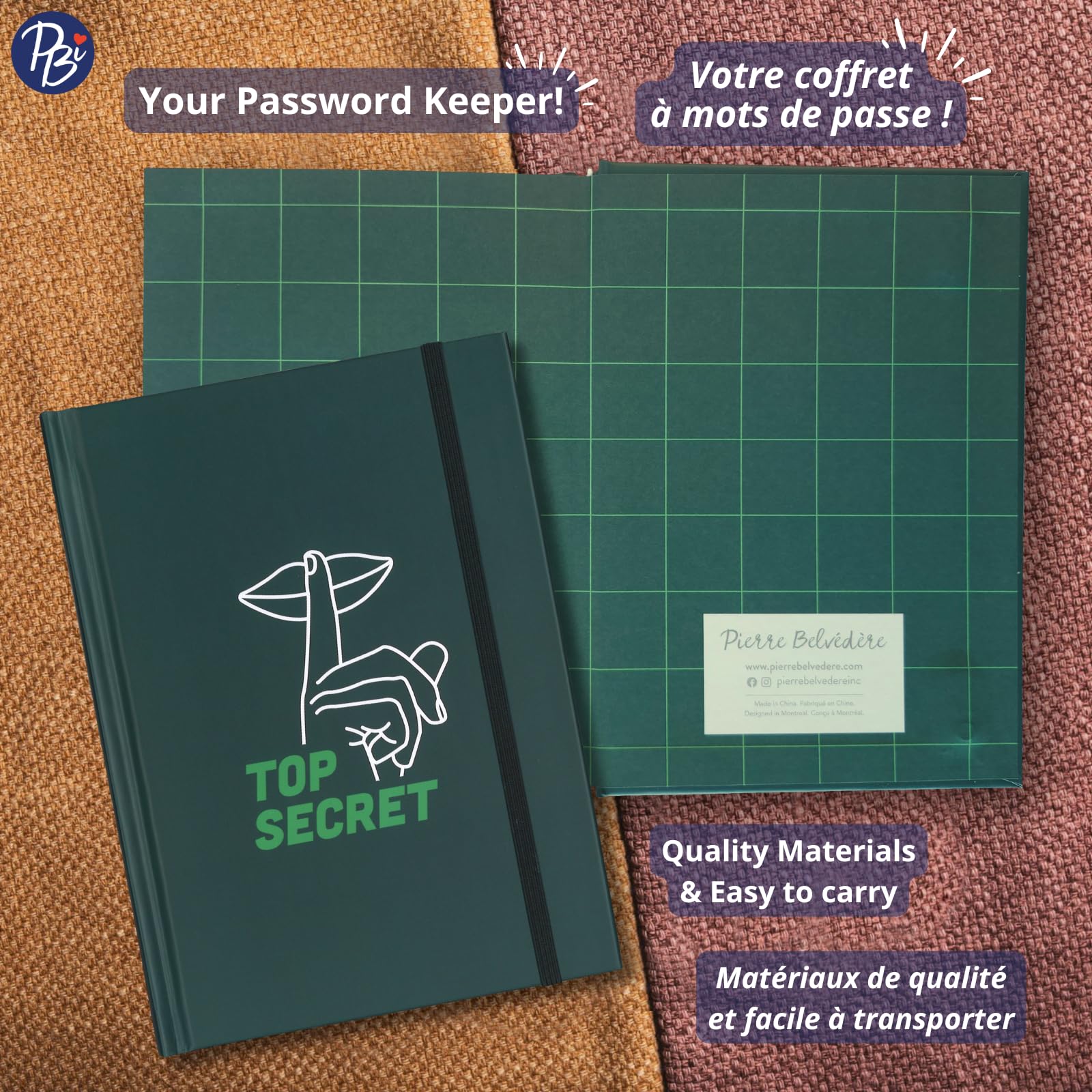 PBI ACN - PASSWORD NOTEBOOK - TOP SECRET