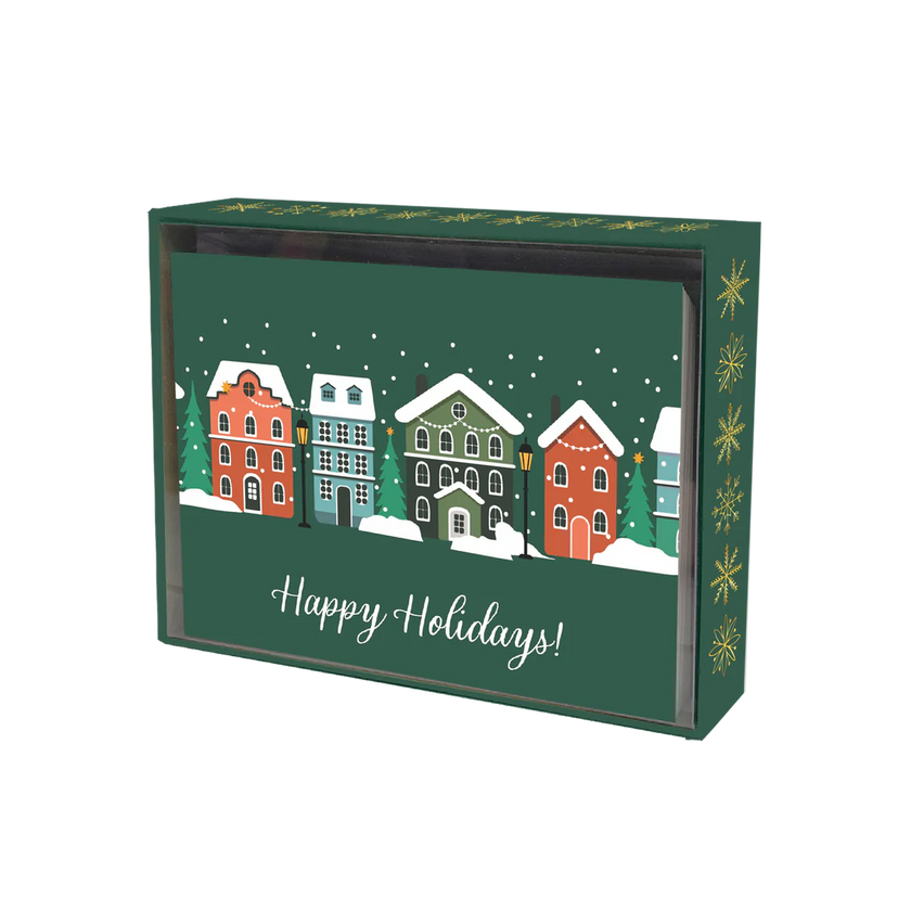 PBI ACN - X - MAS CARD SET/ 20 - SMALL VILLAGE
