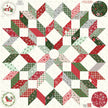 Mistletoe & Holly  54in x 54in Tree Skirt & Pot Holder Panel