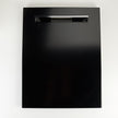 Porte extérieure de lave-vaisselle Bosch 00774392, noire, sans poignée.